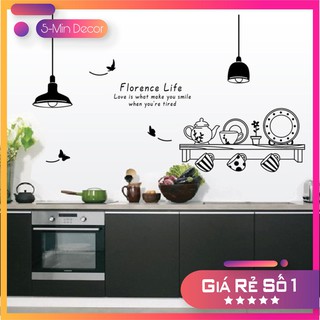 Decal Dán Tường Nhà Bếp Hiện Đại