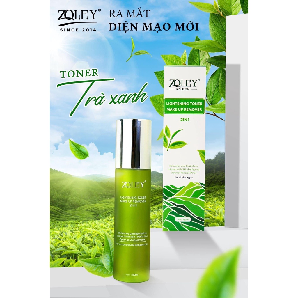 [CHÍNH HÃNG] Nước Hoa Hồng &amp; Tẩy Trang Zoley - 150ml