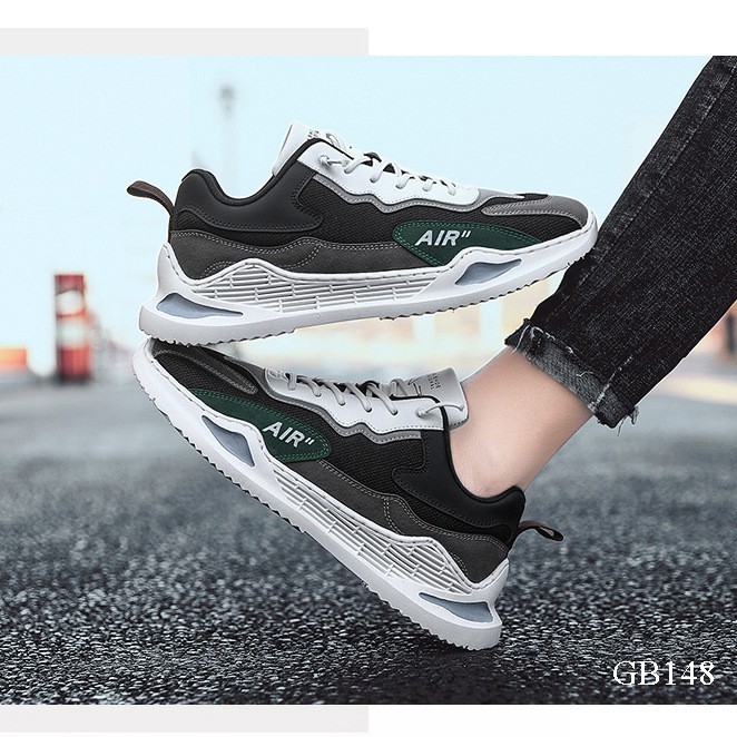 Giày Sneaker nam phong cách thể thao tăng chiều cao thoáng khí  - GB148