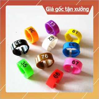 VÒNG ĐEO CHÂN CHO CHIM BỒ CÂU BỘ 100 VÒNG