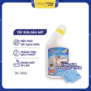 Nước tẩy rửa smart cleaner đa năng cho nhà bếp, tẩy rửa dầu mỡ sạch bong