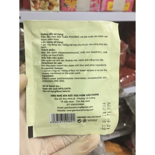 Men nở làm bánh mì