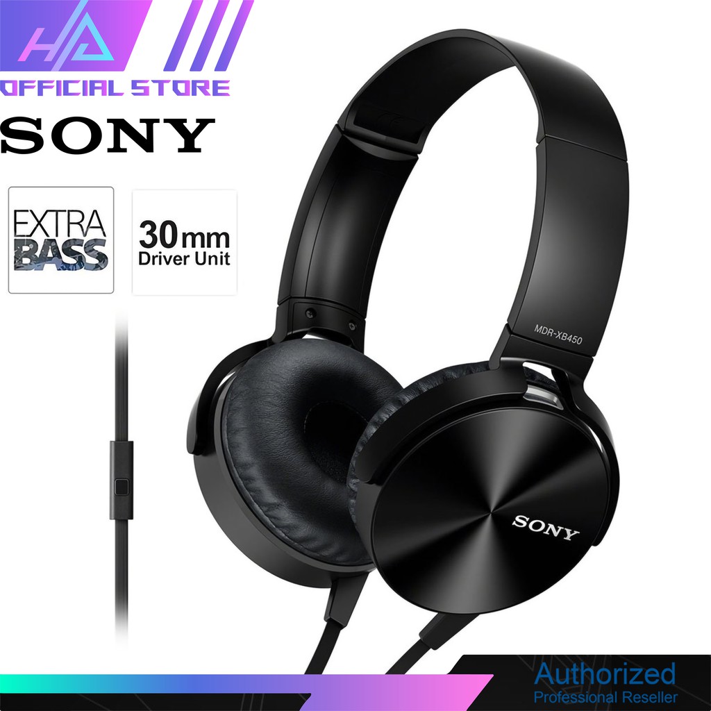 Tai Nghe Chụp Tai SONY XB450AP - Extra Bass - Tai Nghe Bass (Có Mic)