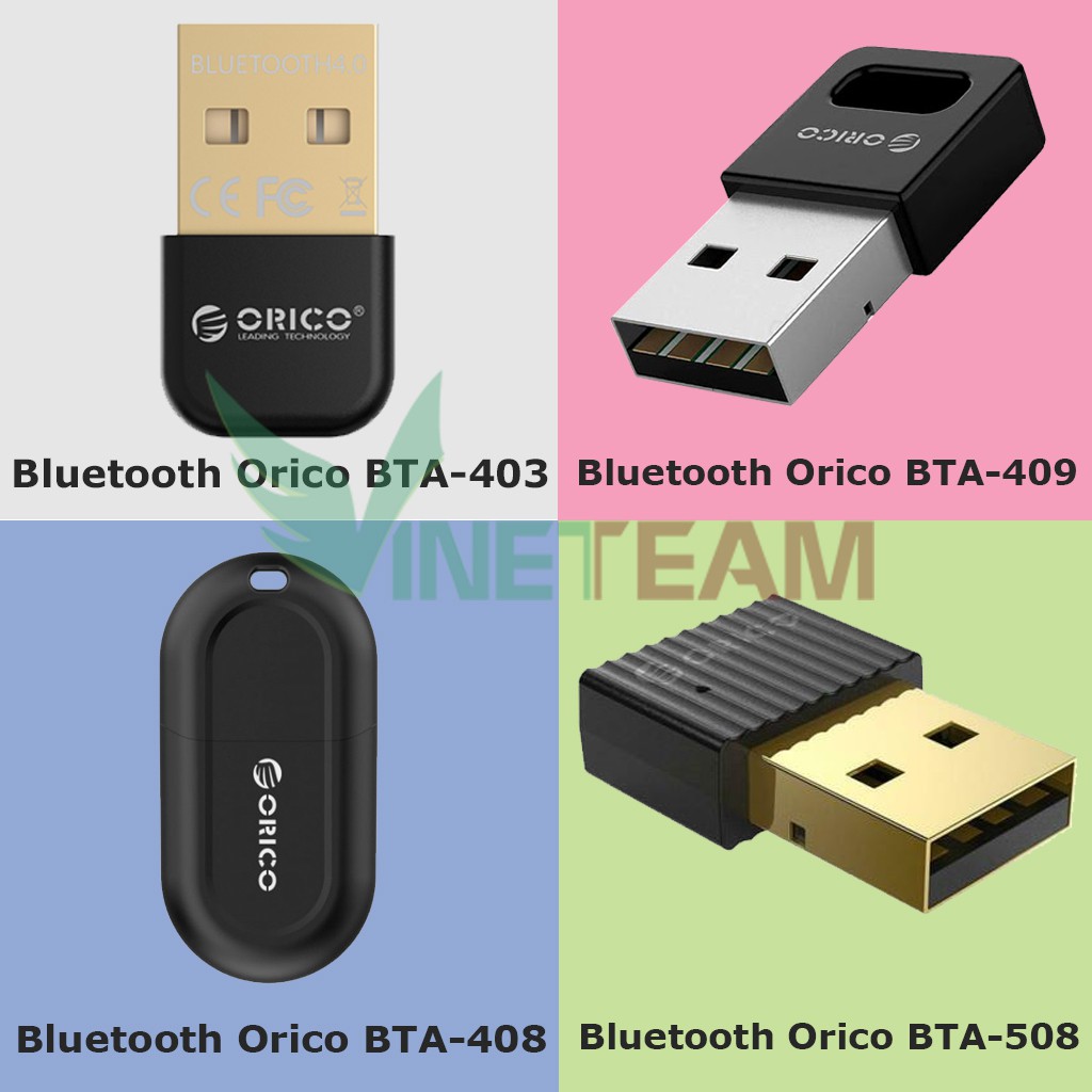 USB Bluetooth 4.0 cho máy tính Orico BTA-403/ bta-408/ bta-409/ bta-508 -Chính hãng Orico