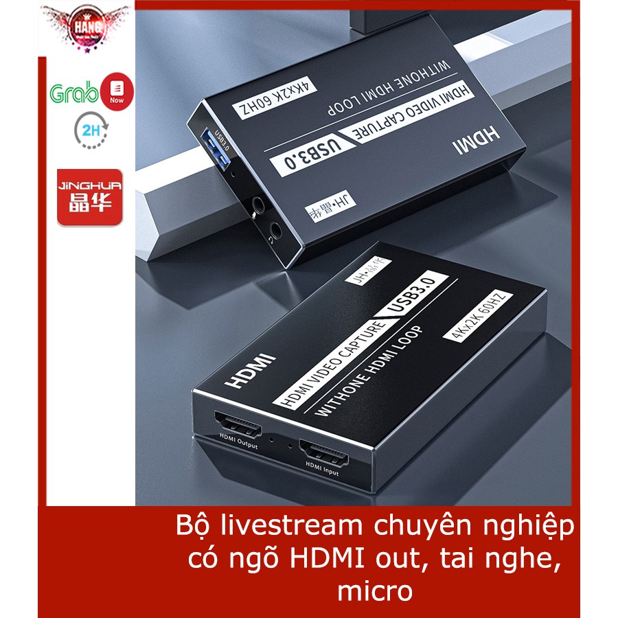 Hộp livestream kết nối OBS trên máy tính có ngõ out cho tivi - Jinghua Z810