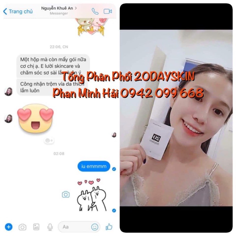 20dayskin ( vitamin tốt nhất cho da) | Thế Giới Skin Care