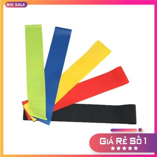 Bộ 5 dây đàn hồi tập thể dục, bộ dây kháng lực Miniband cao cấp.