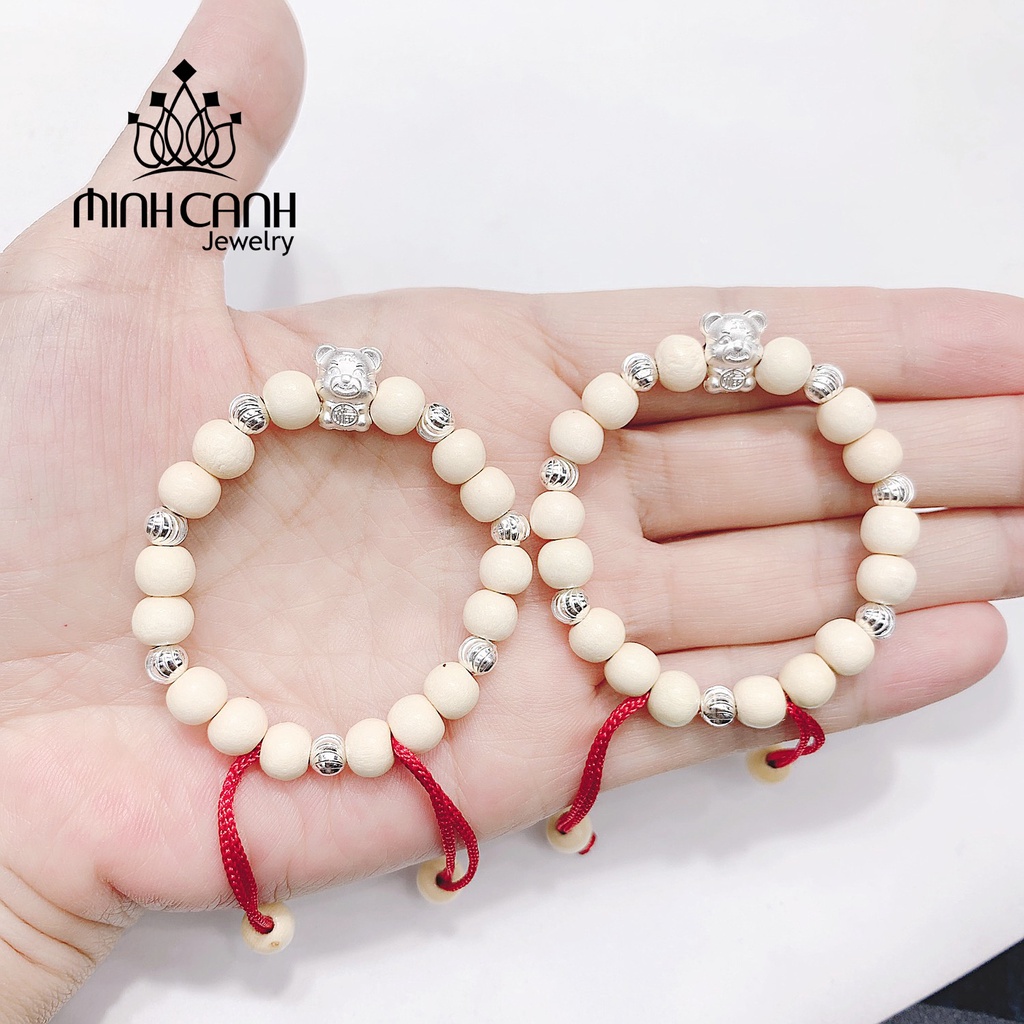 Vòng Dâu Tằm Charm Con Hổ 7 Bi Và 9 Bi Cho Bé Trai Và Gái - Minh Canh Jewelry