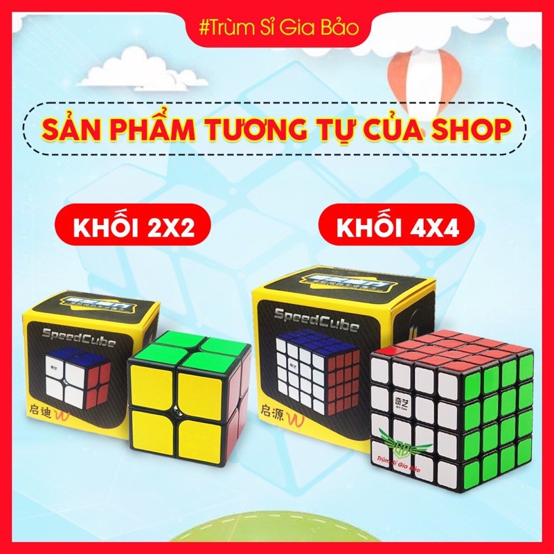 Rubik 3x3 Qiyi Sail W Rubic 3 Tầng Giá Rẻ Khối Lập Phương Ma Thuật Xoay Siêu Mượt , Lõi Cứng Cáp.