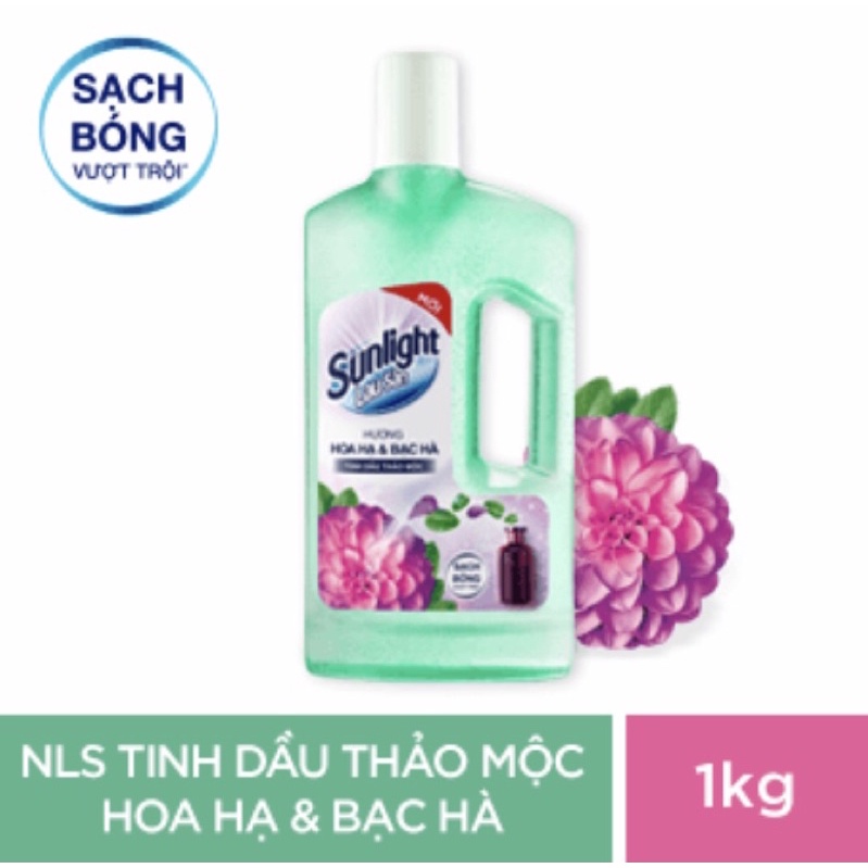 Nước lau sàn Sunlight 1kg đủ màu