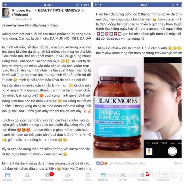 Tinh dầu hoa anh thảo Blackmores 190 viên | BigBuy360 - bigbuy360.vn