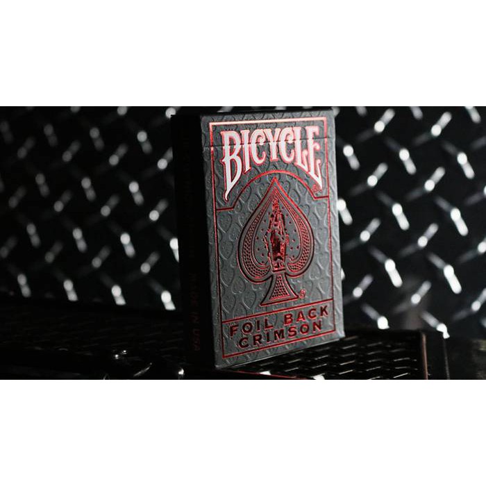 Bài tây ảo thuật chính hãng từ Mỹ: Rider Back Crimson Luxe (Red) Version 2 by US Playing Card