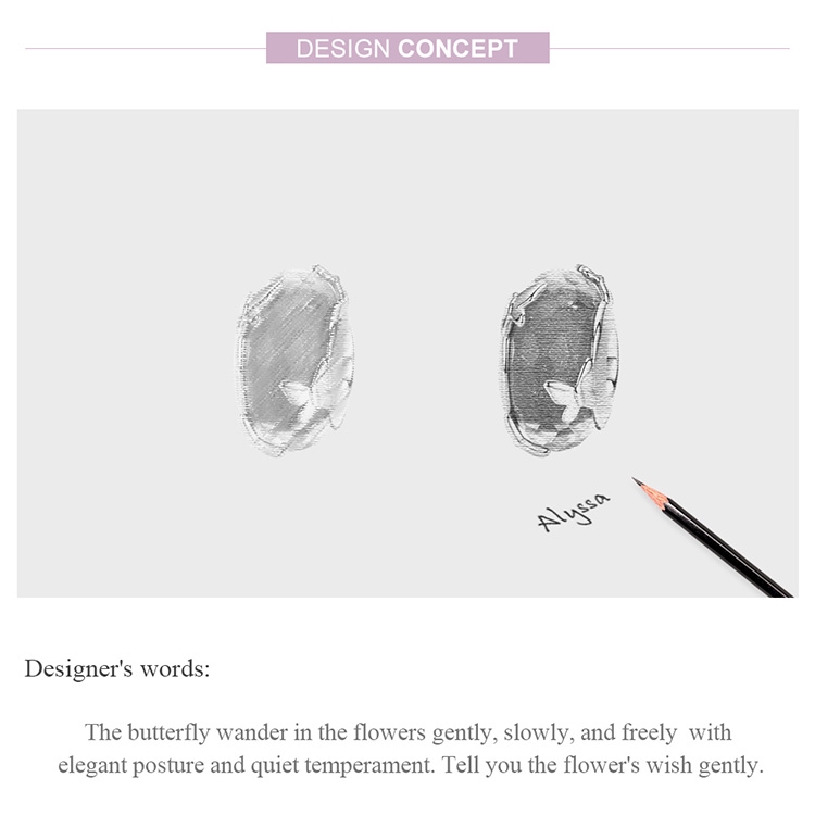 Hạt xỏ BAMOER bạc 925 màu đỏ hình bướm và da rắn thanh lịch cho trang sức