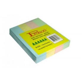 Giấy phân trang Pronoti giấy 4 màu(14mm x 75mm)