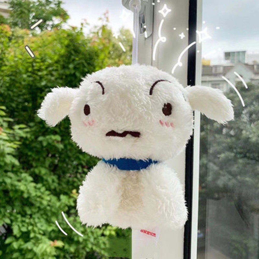 Móc khóa hình chú chó nhồi bông 13cm đáng yêu