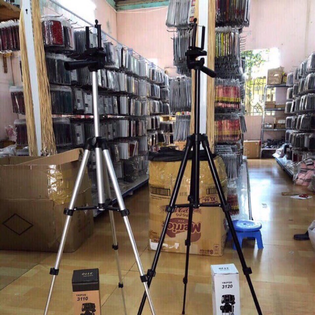 [Loại Xịn] Gậy Tripod 3120, 3110 - Gậy Live Stream - Gậy chụp hình tự sướng 3 Chân Đa Năng