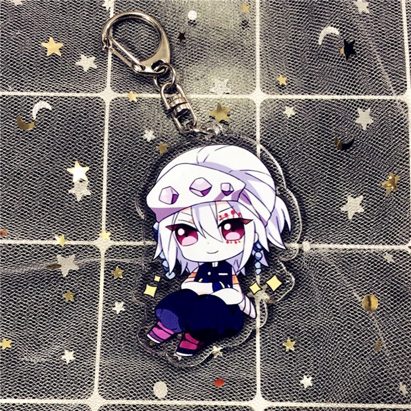 Móc Chìa Khóa Bằng Acrylic In Họa Tiết Hoạt Hình Demon Slayer Kimetsu No Yaiba Tanjirou Nezuko Agatsuma Zenitsu