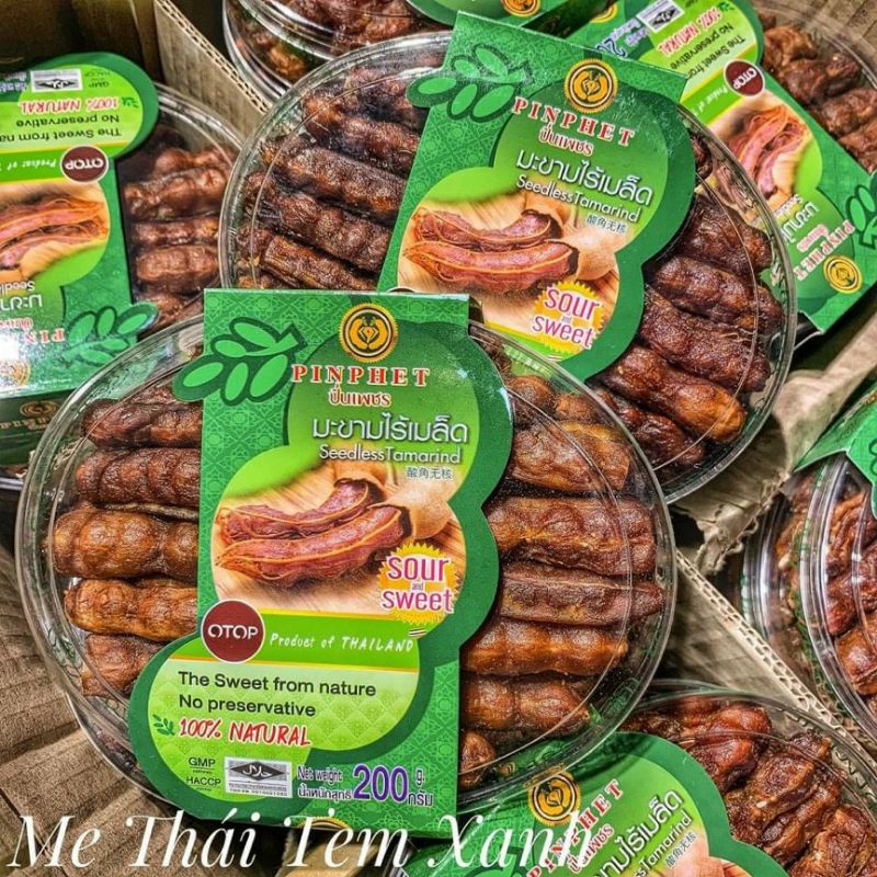 ME THÁI KHÔNG HẠT NHÃN XANH - 200GR