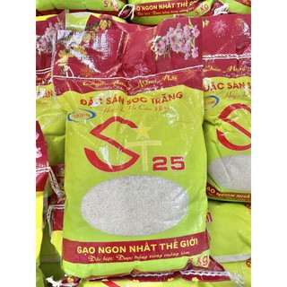 Gạo ST25 chính hãng túi 5kg