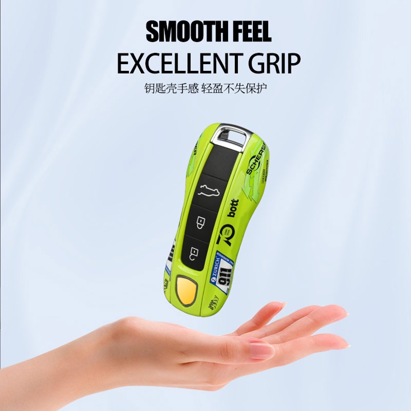 Vỏ bảo vệ chìa khóa xe hơi thích hợp cho Porsche Macan Panamera Cayenne 911 718 9ya 971