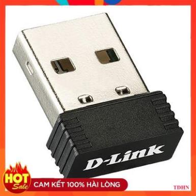 [Hãng] USB Thu WIFI Cho máy tính bàn và Laptop D-LINK 121