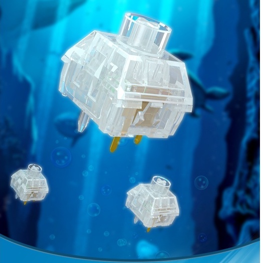 KAILH BOX JELLYFISH linear switch Công Tắc Bàn Phím Cơ Kailh Box clicky Switch