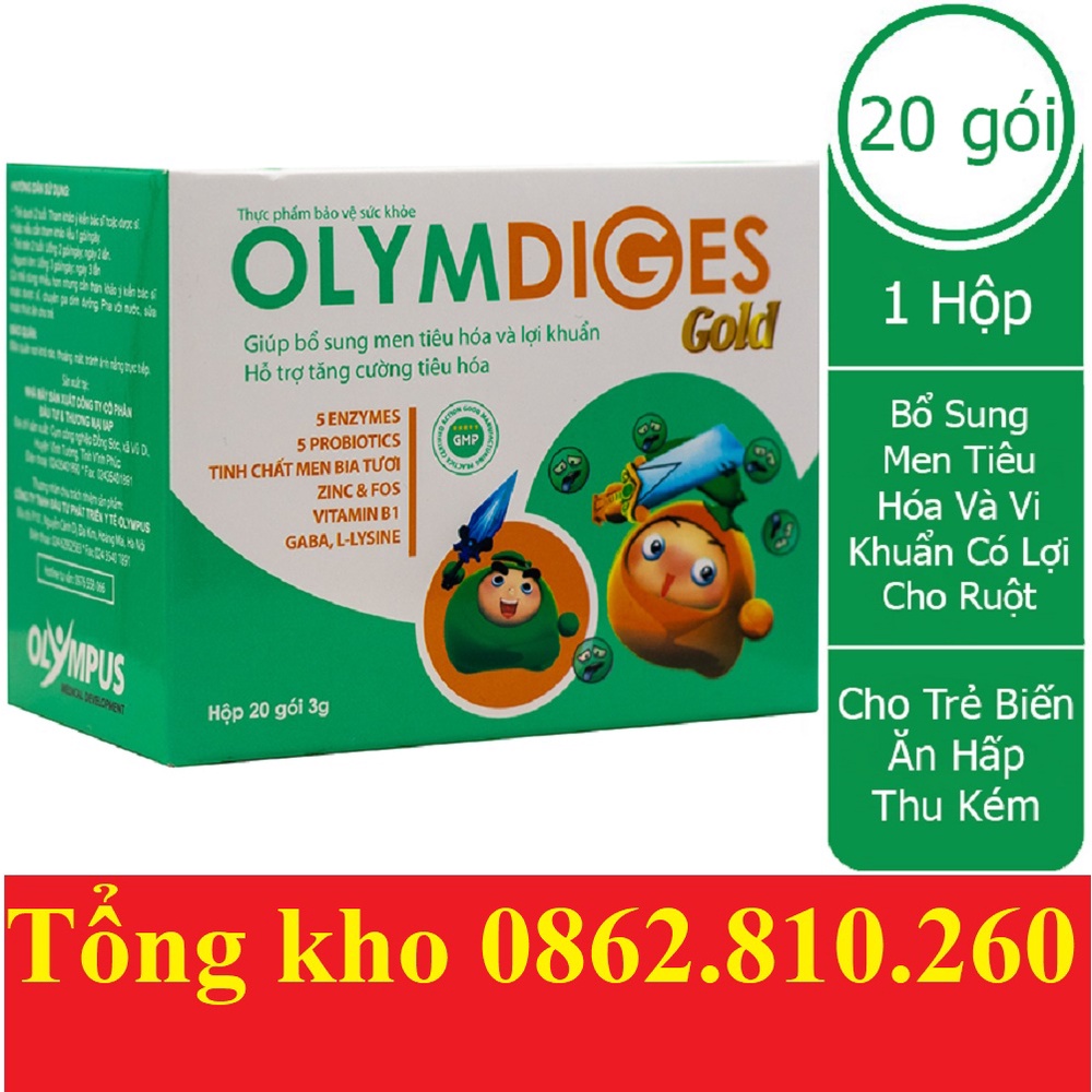 OLYMDIGES GOLD Cải thiện chứng biếng ăn của trẻ, giúp ăn ngon lớn nhanh thông minh