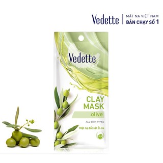 🥭 MẶT NẠ ĐẤT SÉT OLIVE 12g VEDETTE