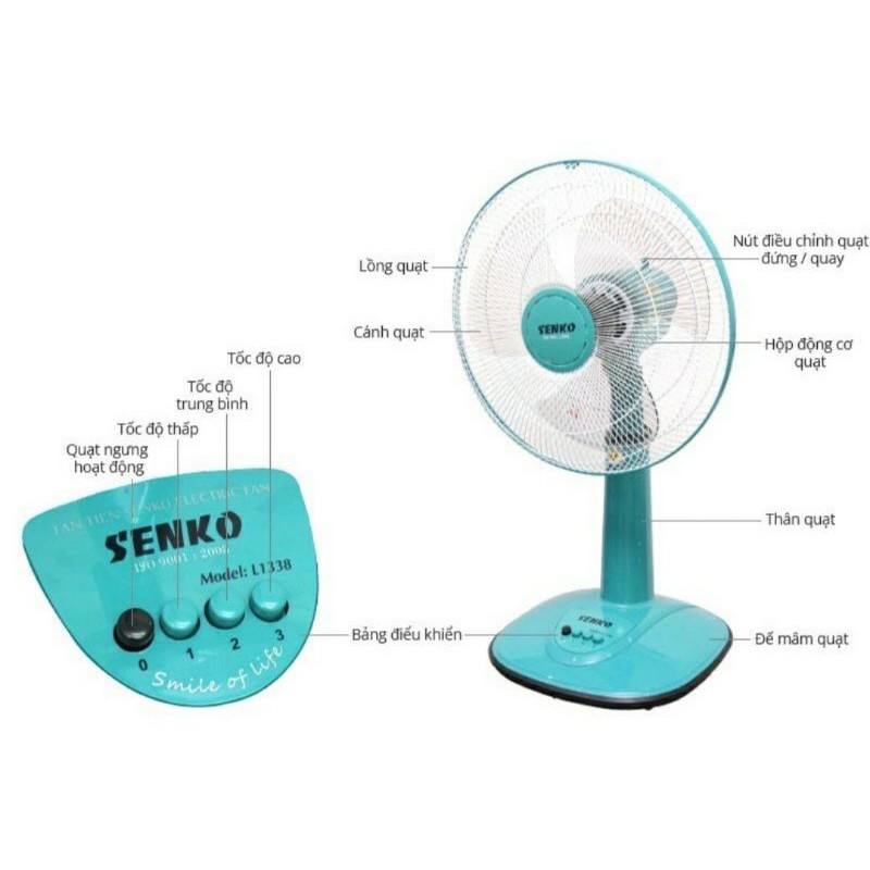 Quạt Lửng SENKO L1638 Bảo Hành 24 Tháng - Yoboshop