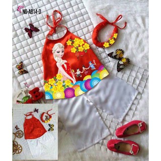 set bộ yếm lụa cho bé kèm mấn ( ảnh thật 💯)