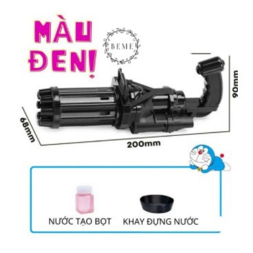 Đồ chơi súng bắn bong bóng xà phòng 8 nòng Cutiebaby cho bé trai, bé gái, trẻ - An toàn cho trẻ