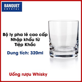 Bộ ly pha lê Desgustation dùng uống Whisky dung tích 320ml
