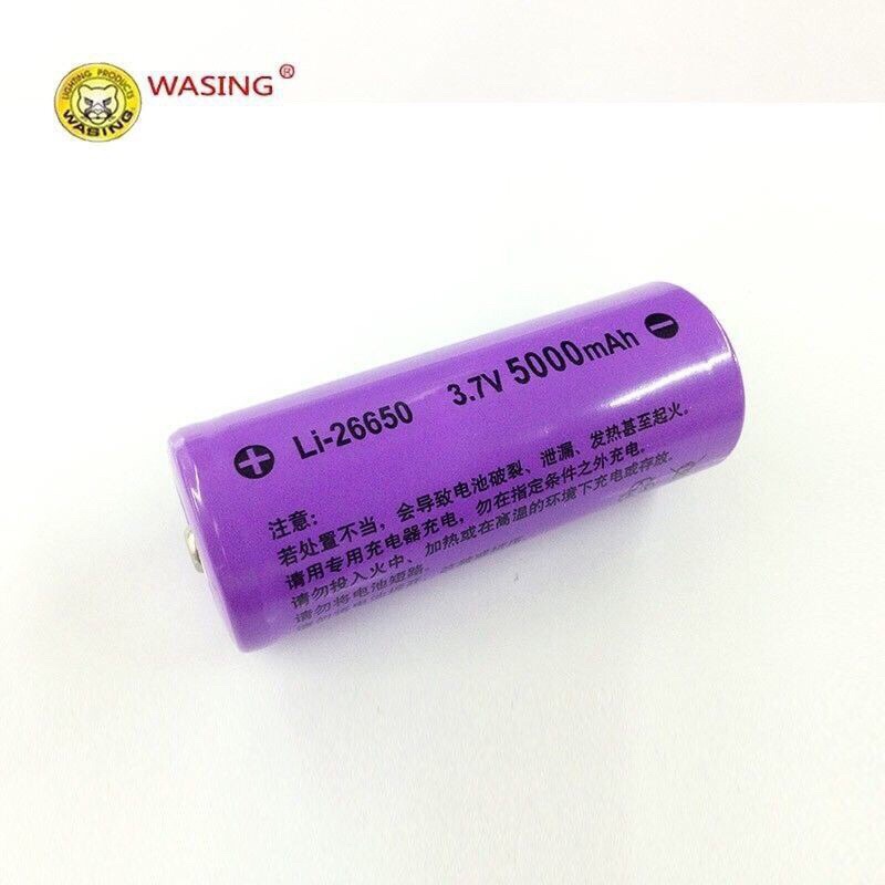 Pin đèn WASING 26650 cho đèn h11,h12,h13,h21,h22