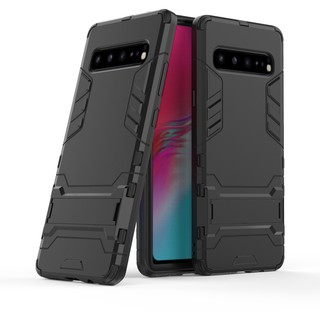 Ốp lưng điện thoại cứng nhựa PC+Silicone có đế chống dành cho Samsung Galaxy S10 5G