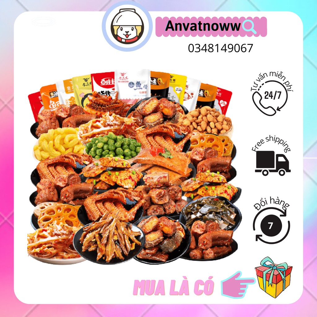 Combo đồ ăn vặt cay ngon 💥 Avatnoww 💥Tổng hợp đồ ăn vặt Trung Quốc | BigBuy360 - bigbuy360.vn