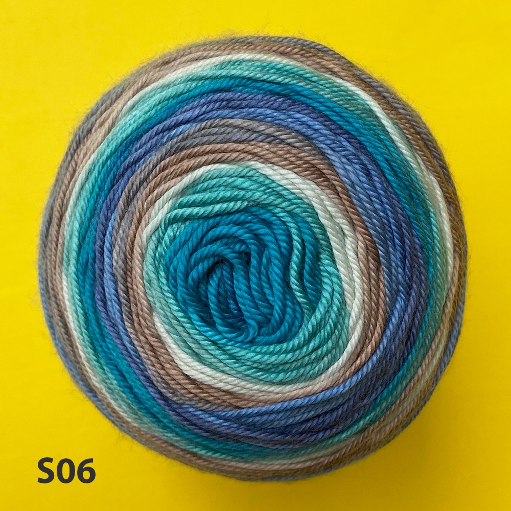 Cuộn len loang 100% Micro Acrylic Papatya Sundae