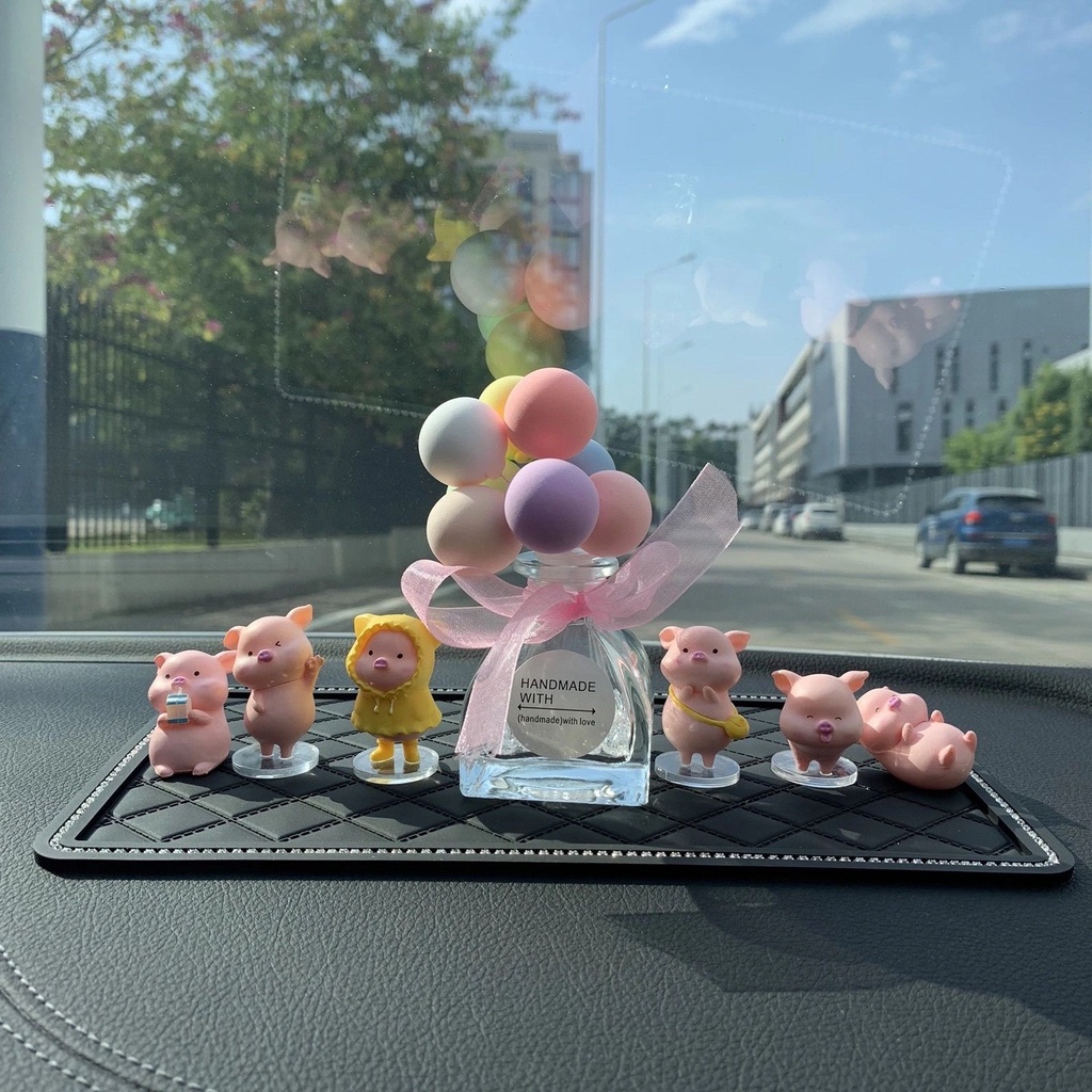 Mô Hình Trang Trí Esasylife Set 6 Chú Heo Con Dễ Thương Để Bàn Làm Việc, Xe Hơi, Ô Tô, Bàn Học, Phòng Khách Giá Rẻ