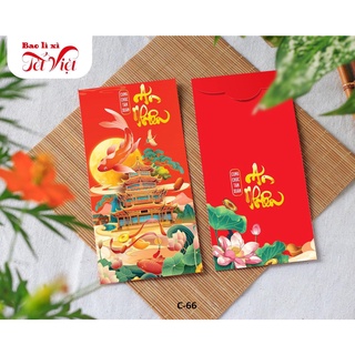 Combo 10 bao lì xì tết 2024 bao lì xì tết giáp thìn mẫu mới đẹp c66