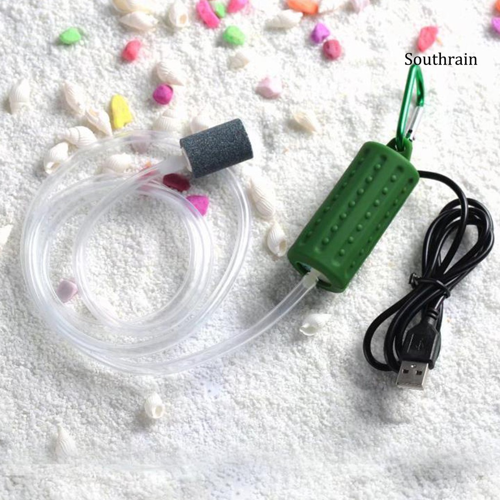 (Hàng Mới Về) Máy Bơm Oxy Cho Bể Cá Tiết Kiệm Năng Lượng Bằng Silicon