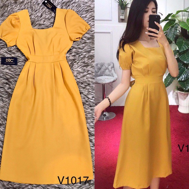 [ xả kho ] MiD Đầm suông V1017 Mie Design ảnh thật