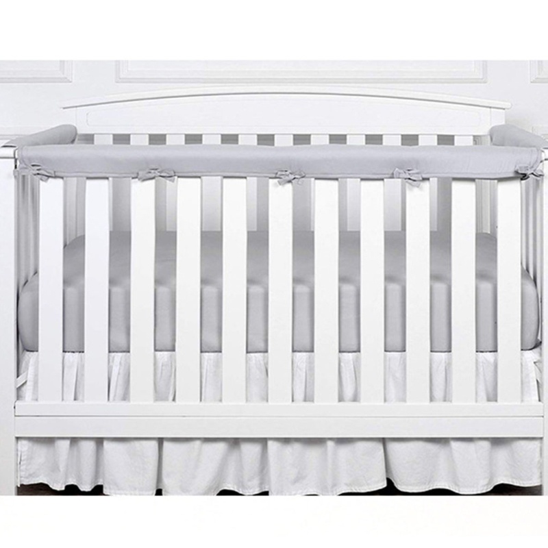 Bộ 3 Đệm Bọc Thành Nôi Mềm Mại Thoáng Khí Cho Bé