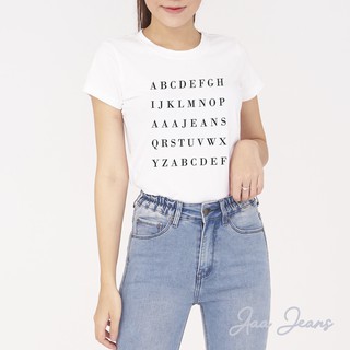 Áo Thun Nữ Màu Trơn Cổ Tròn Tay Ngắn Aaa Jeans