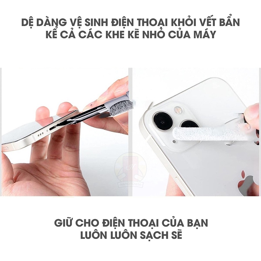 Bộ vệ sinh bàn phím máy tính laptop - vệ sinh tai nghe - vệ sinh airpod - làm sạch chân sạc lỗ loa điện thoại