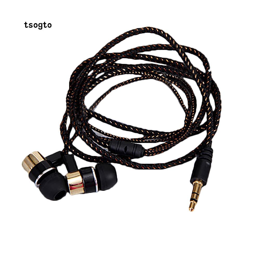 Tai Nghe Nhét Tai Dây Bện Thời Trang | BigBuy360 - bigbuy360.vn