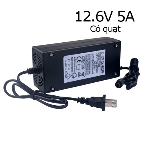Sạc 3S 12.6V 5A Có Quạt tản nhiệt