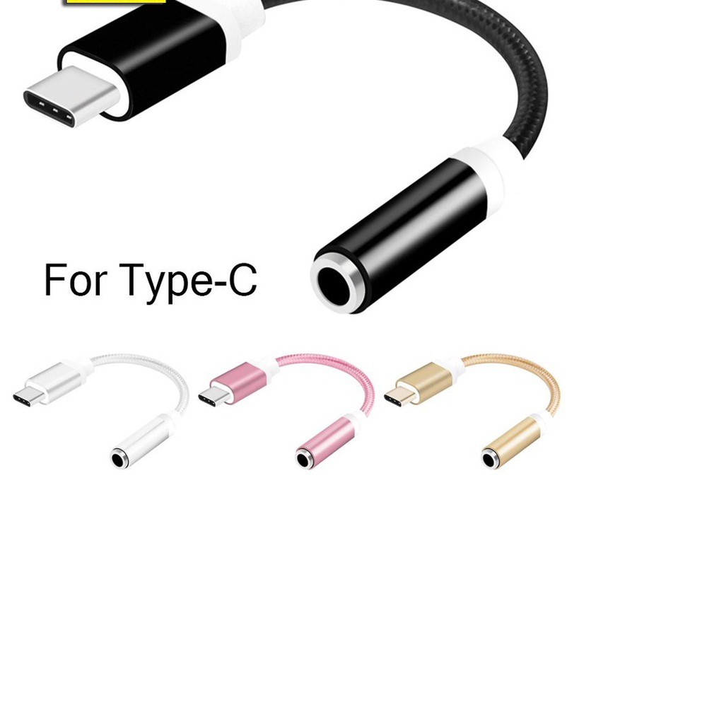 Cáp Chuyển Đổi Type-C Sang 3.5mm - Cáp chuyển đổi âm thanh tai nghe USB 3.1 Type-C sang 3.5mm