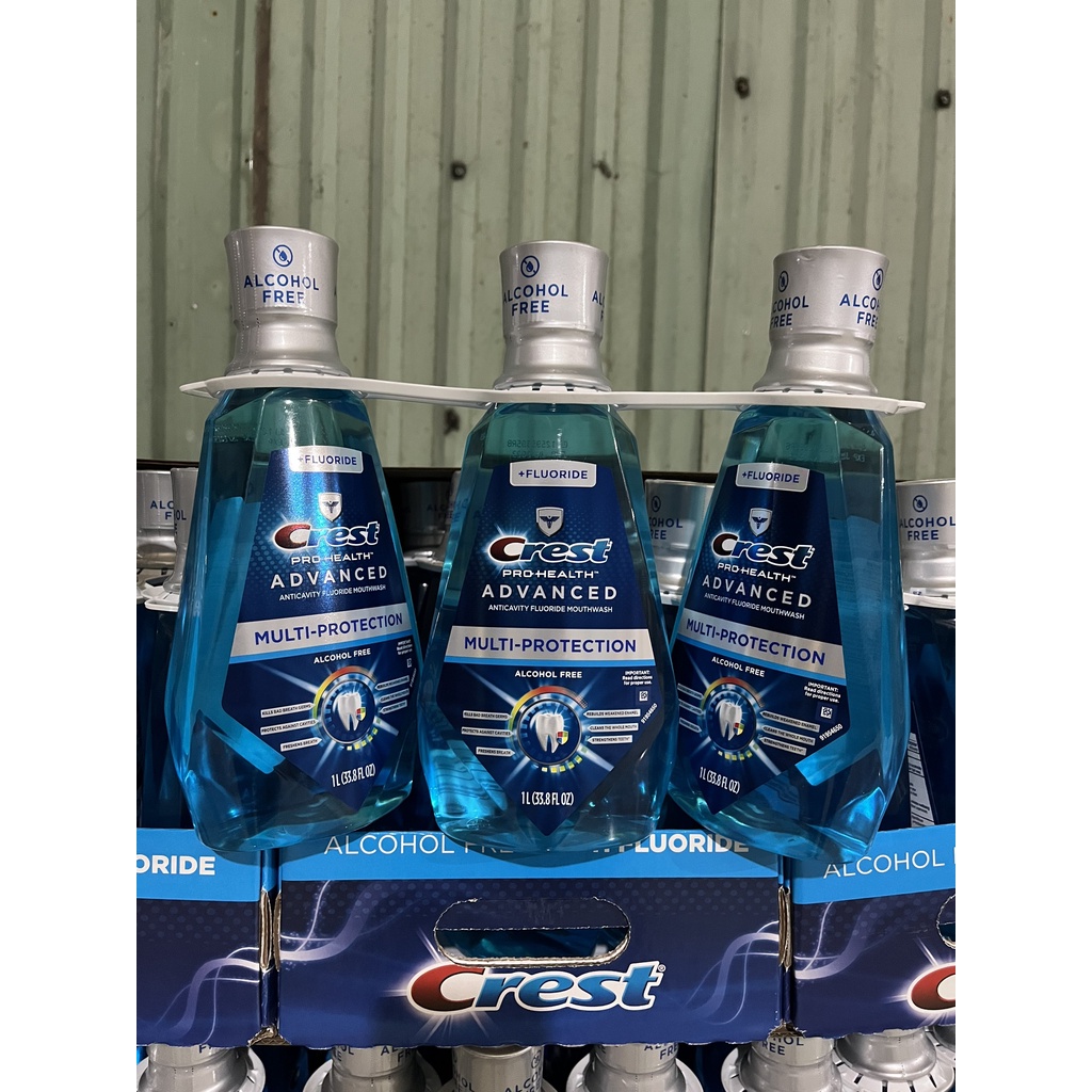 [1000ml]Nước súc miệng CREST PRO HEALTH ADVANCED