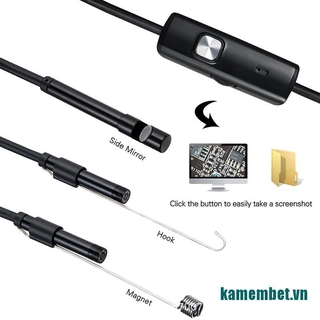 Camera Nội Soi 7mm 1-10m Cổng Micro USB + USB Cho Máy Tính Android