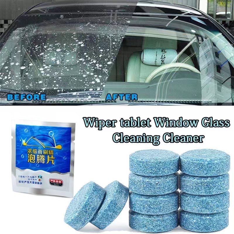 Viên Sủi Vệ Sinh Kính Chắn Gió Xe Hơi Tiện Dụng