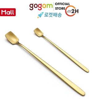 Muỗng pha cà phê muỗng inox 304 vàng quý tộc GOGOM-KN095
